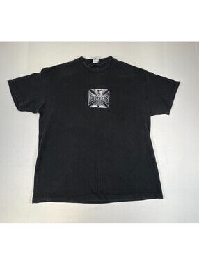 Vintage West Coast Choppers Men XL Jesse Who? Hot Rod Graphic T Shirt Black